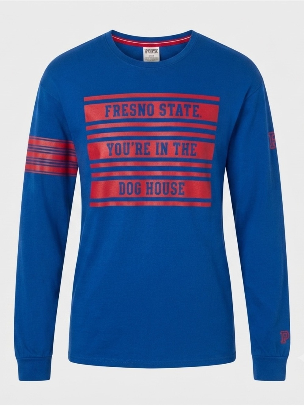 PINK Victoria’s Secret Fresno State Long Sleeve Shirt Blue XS